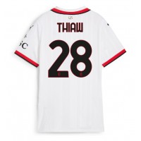 AC Milan Malick Thiaw #28 Vieraspaita Naiset 2024-25 Lyhythihainen